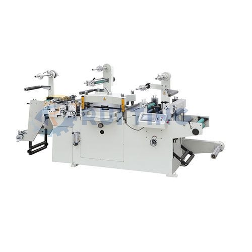 Máquina de corte com saca-bocados - RTMQ-320B - Ruian Ruiting Machinery Co., Ltd. - para folhas / de etiquetas / com desbobinador