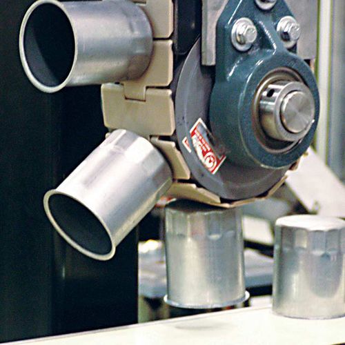 Transportador para latas - Industrial Magnetics - de esteira magnética