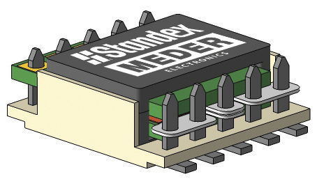 Transformador de isolamento - P025 10W-50W - StandexMeder Electronics GmbH - monofásico / de inserção (PTH) / planar