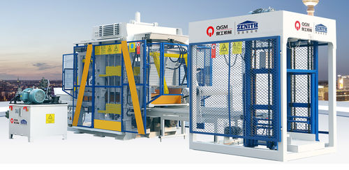 Máquina de fabricação de blocos em concreto - QT6  - Quangong Machinery Co., Ltd. - estacionária