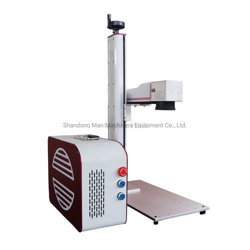Máquina de gravação e marcação a laser de fibra - MAN-30w - Shandong Man Machinery Equipment Co., Ltd. - para metais / refrigerada a ar / de alta velocidade