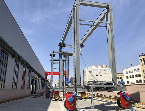 Guindaste de pórtico de rodas - Hangzhou Nante Machinery Co., Ltd. - univiga