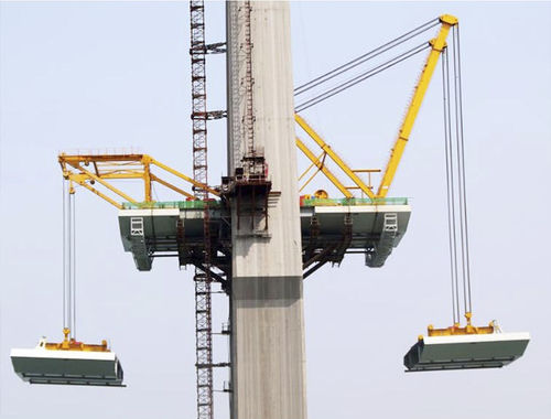 Pórtico de lançamento vão por vão - Hangzhou Nante Machinery Co., Ltd. - para a construção de pontes