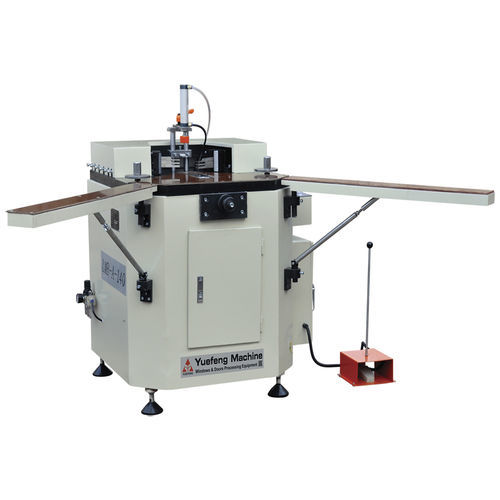 Recravadeira de cantos para perfis de alumínio - LMB-A-140 - JINAN YUEFENG MACHINERY CO., LTD. - automática / hidráulica