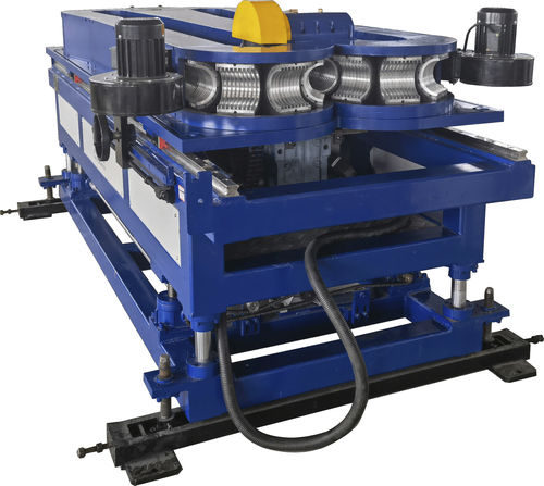 Máquina de corrugar tubos para tubos estriados de paredes simples - EC series - Eagle Machinery Co., Ltd. - para linha de extrusão