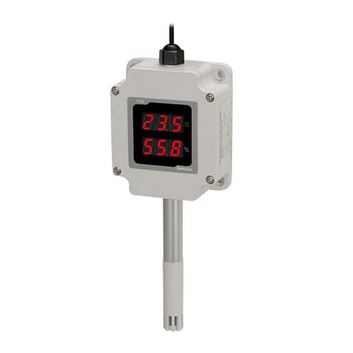 Sensor de umidade e temperatura de parede - THD series - Autonics - montado sobre tubo / digital / compacto