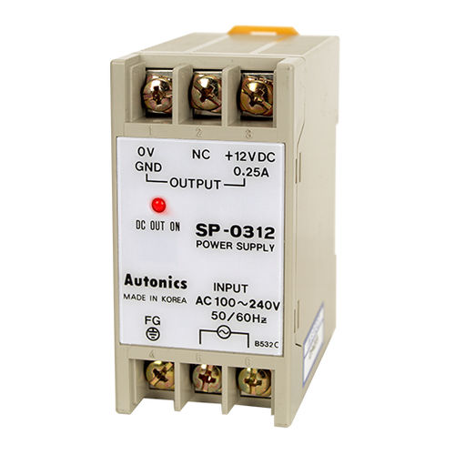 Fonte de alimentação elétrica para trilho DIN - SP series - Autonics - CA/CC / chaveada / com proteção contra sobrecorrente