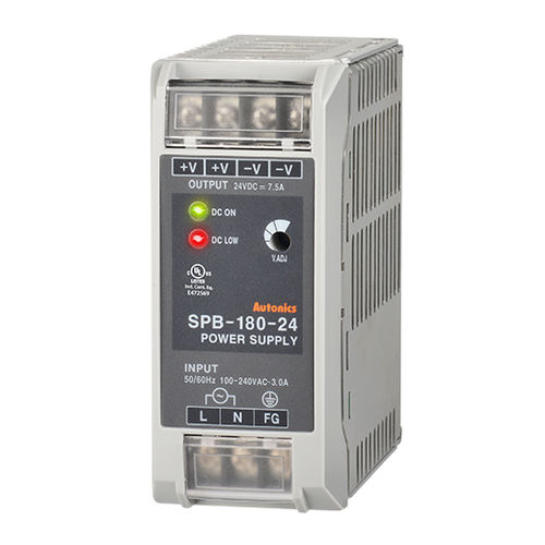 Fonte de alimentação elétrica para trilho DIN - SPB series - Autonics - CA/CC / chaveada / com baixo nível de ruído