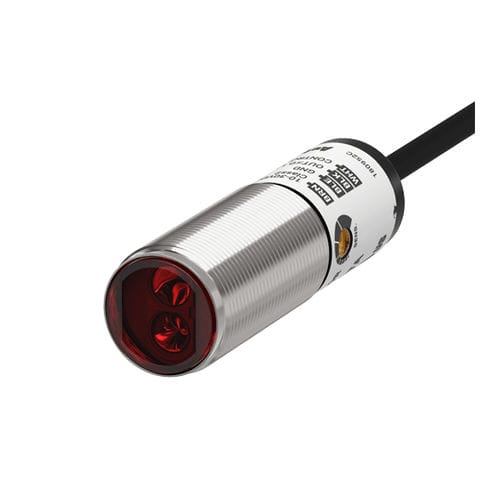 Sensor fotoelétrico tipo barreira - BRQ   - Autonics - cilíndrico / luz vermelha / de longo alcance
