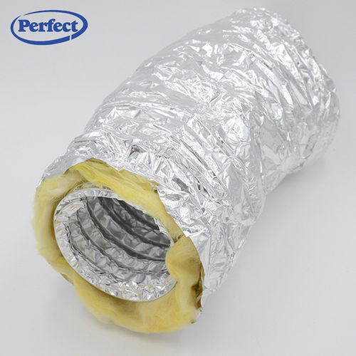 Duto de ventilação flexível - Jinan United Perfect Building Materials Corporation - em alumínio / com isolamento térmico