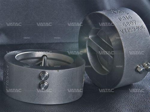Válvula de retenção de dupla portinhola - Vatac Valves (Wenzhou) Corporation - wafer / em aço inoxidável / em bronze