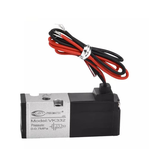 Válvula direcional pneumática tipo poppet - VK300 Series - Ningbo VPC Pneumatic Co., Ltd. - acionada por solenoide / de ação direta / 3/2 vias
