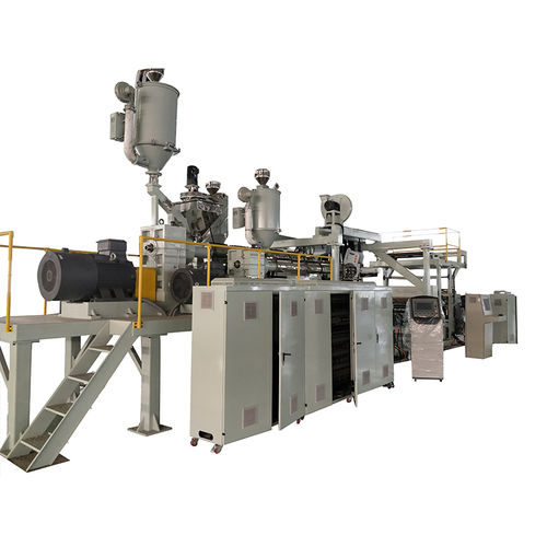 Linha de extrusão de filmes planos - 90/120/90 - Qingdao Weier Plastic Machinery Co., Ltd. - para PP / para PE / em CPP