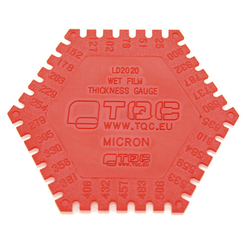 Medidor de espessura de camada úmida - LD2020 - TQC Sheen BV - estacionário / hexagonal / em material plástico