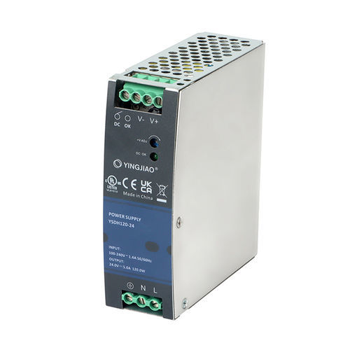 Fonte de alimentação elétrica para trilho DIN - YSDH120 series - Ninghai Yingjiao Electrical Co., Ltd. - CC/CC / CA/CC / ajustável