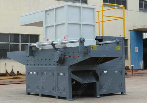 Triturador de plástico - RF-S series - Yurefon Machinery(Zhangjiagang) Co., Ltd. - de 1 eixo / para madeira / de papel