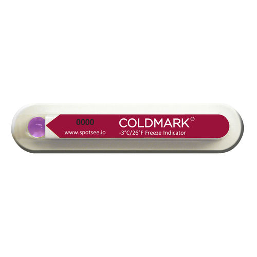Indicador de temperatura - ColdMark - SpotSee - etiqueta / de fácil instalação / irreversível