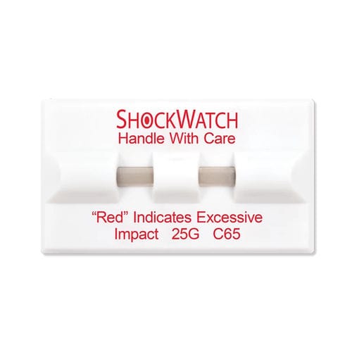 Indicador de impacto - ShockWatch® Clip - SpotSee - etiqueta / inviolável / para aplicações médicas