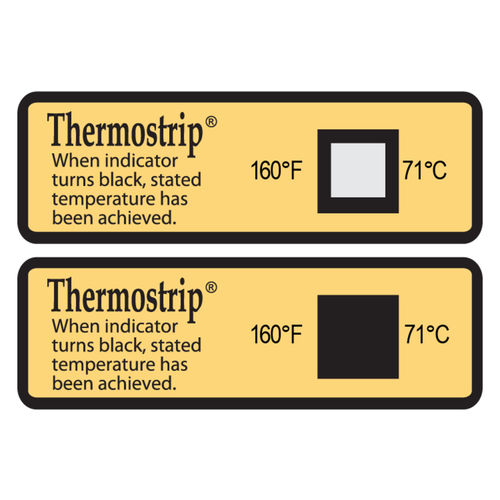 Etiqueta à prova de água - Thermostrip DS - SpotSee - autocolante / para produtos alimentares / de bandas