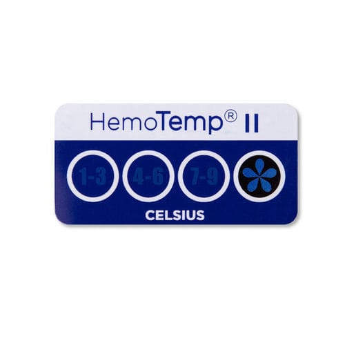 Indicador de temperatura - HEMOTEMP II - SpotSee - de tempo / etiqueta / irreversível