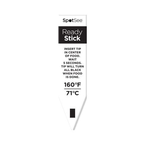 Termômetro visual - ReadyStick - SpotSee - de inserção / para produtos alimentares / descartável