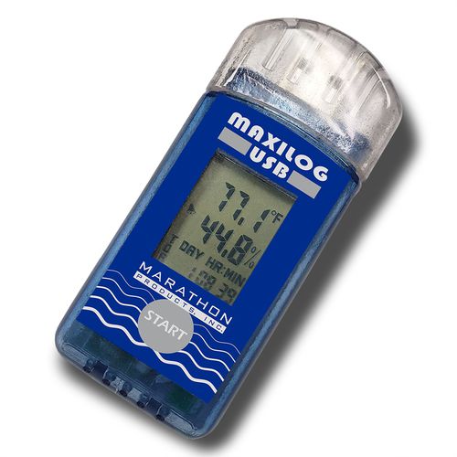 Registrador de dados de temperatura - Maxilog RH - SpotSee - de temperatura e umidade / de umidade / USB