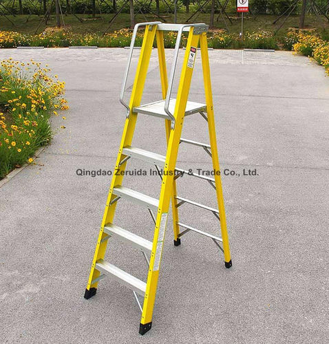 Escada em PRFV - ZRDT-3004 - Qingdao Zeruida Industry & Trade Co., Ltd. - articulada / com plataforma