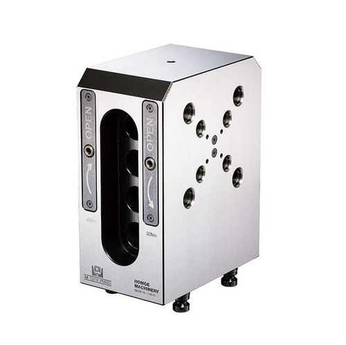 Sistema de centragem e fixação ponto zero quick-tower - M-52/96(80566G) - HOMGE MACHINERY IND. CO., LTD. - mecânico / em aço / duplo