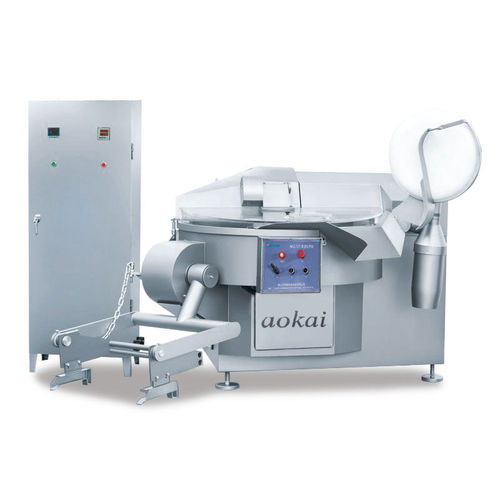 Cutter para processamento de carnes industrial - AKZ series - Foshan Aokai machinery Technology Co.,Ltd - a vácuo