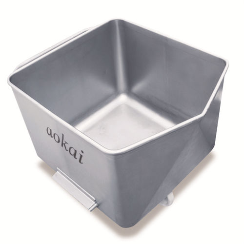 Caixa com abertura frontal em aço inoxidável - Foshan Aokai machinery Technology Co.,Ltd - de transporte / para o setor alimentar / com rodízios