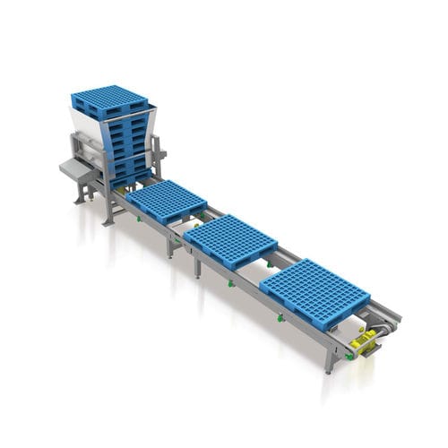 Transportador de esteira - EKB1200 - Foshan Aokai machinery Technology Co.,Ltd - horizontal / de transporte / de bandejas