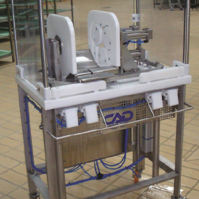 Máquina porcionadora de queijo de pasta mole - TVA - CAD PROJECT S.R.L. - de lâmina / com peso fixo / semiautomática