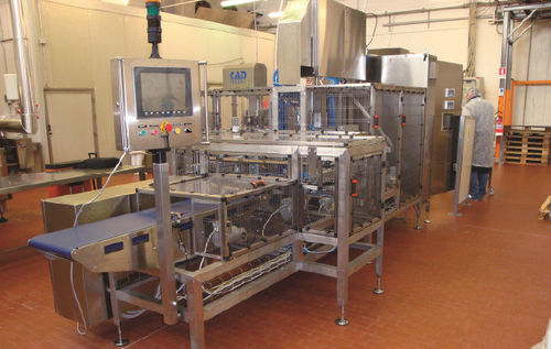 Máquina porcionadora de queijo de pasta mole - TZXT-M - CAD PROJECT S.R.L. - ultrassônica / automática / com peso fixo