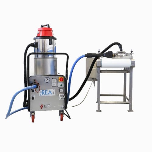 Lavadora a vapor elétrica - VDA - REA STEAM CLEANING SRL - em aço inoxidável / para a indústria alimentícia / para esteira transportadora