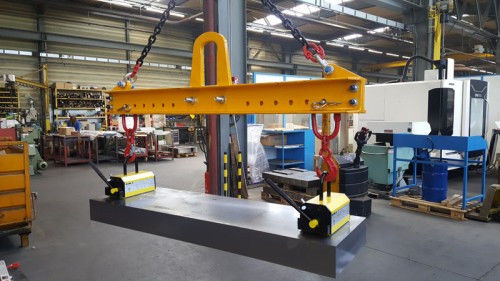 Levantador magnético permanente com acionamento manual - 20.99.2R - Braillon Magnetics - para movimentação / retangular