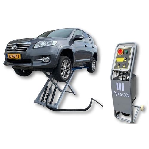 Elevador automotivo pantográfico - TSC2800E - TyreON BV - 2,5 toneladas / eletro-hidráulico / para carros