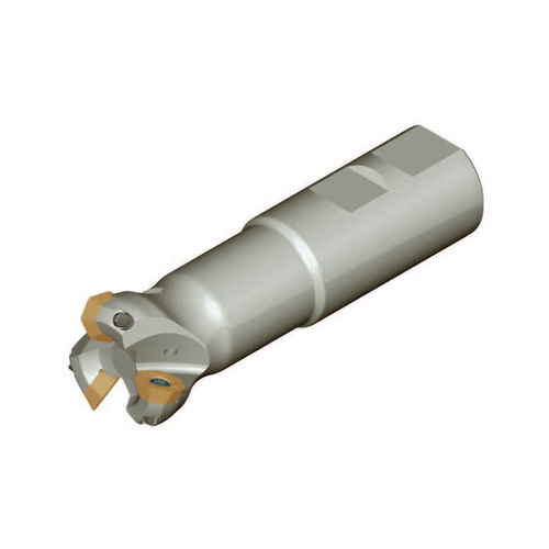Fresa de topo - HME45 XE04 series - Heikenei - com pastilhas intercambiáveis / de faceamento / para máquina de corte