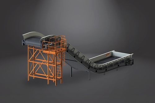 Transportador de esteira - Suzhou JONO Environmental Technology Co., LTD - de corrente / inclinado / horizontal