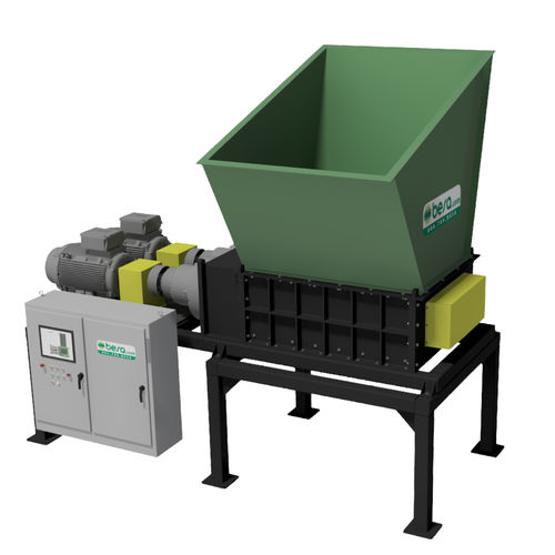 Triturador de 4 eixos - BESA Equipment - de pneus / de metal / de papel