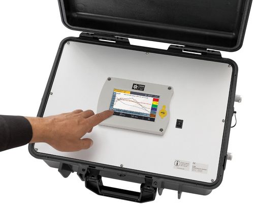 Analisador de ar comprimido - OS 600 - Nitrogenium Innovations Filteration India - de pureza / portátil / com touch screen