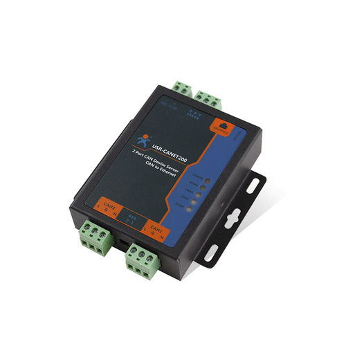 Gateway conversor de protocolo - USR-CANET200 - Jinan USR IOT Technology Limited - de comunicação / industrial / Ethernet TCP/IP