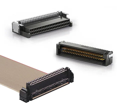 Conector de dados - ERNI MicroCon - TE CONNECTIVITY - PCB / SMT / reto