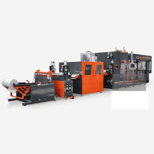 Termoformadora alimentada por bobina - ER 80-3 - Erkur Thermoforming Machinery - para embalagens / automática / a vácuo