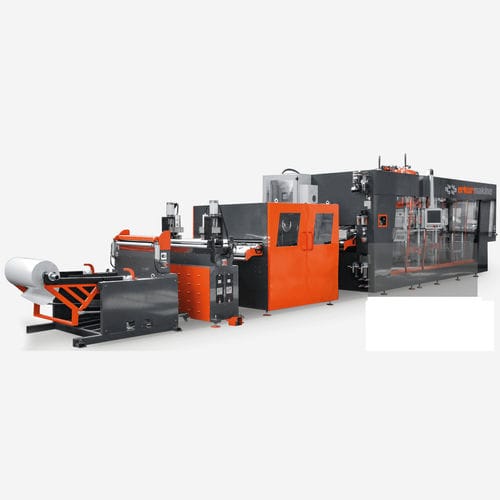 Termoformadora alimentada por bobina - ER 80-4 - Erkur Thermoforming Machinery - para embalagens / automática / a vácuo