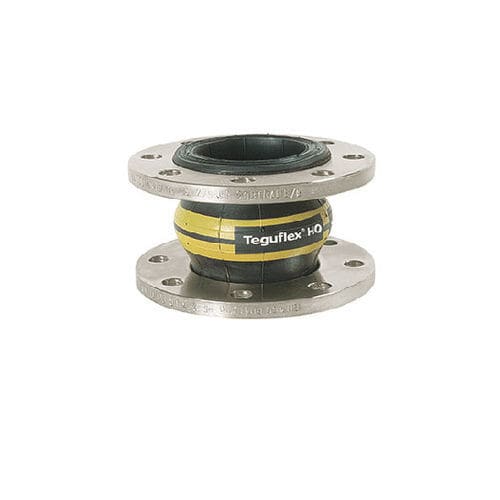 Junta de expansão em borracha - TEGUFLEX® W HO - Trelleborg Expansion Joints - redonda / flangeada / para água