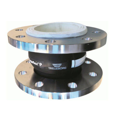 Junta de expansão em borracha - TEGUFLEX® P - Trelleborg Expansion Joints - redonda / flangeada / para a indústria alimentícia