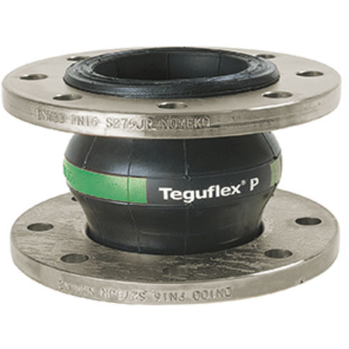 Junta de expansão em borracha - TEGUFLEX® P - Trelleborg Expansion Joints - redonda / flangeada / para produtos químicos