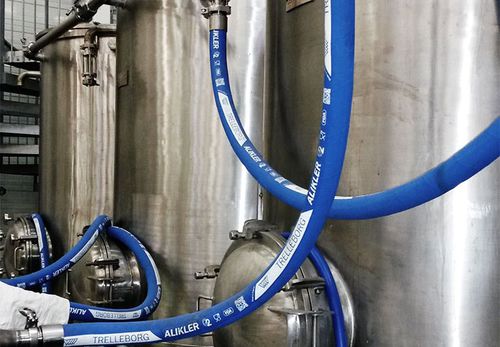 Mangueira para a indústria alimentar - ALIKLER G2  - Trelleborg Industrial Hose - para álcool / para bebidas / para vinho