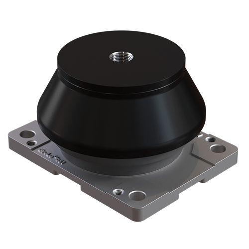 Isolador de vibração cilíndrico - Evolo 631 GRADE AA-AC - Trelleborg Antivibration Solutions - em alumínio maciço / em borracha