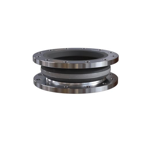 Junta de dilatação em borracha - ERV White - Trelleborg Antivibration Solutions - em aço / em PTFE / redonda